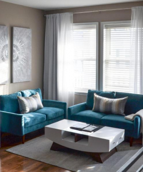 Beautiful 2 bedroom 1 bathroom apartment with patio and deck